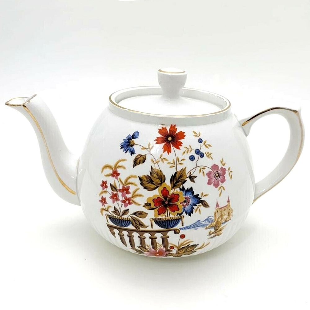 Vintage Teapot Ellgreave England English Ironstone - Picture 8 of 8